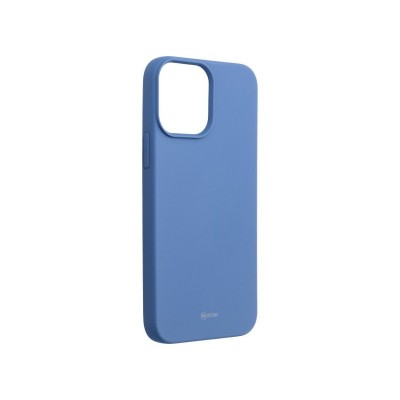 Husa iPhone 14 Plus, Protectie Jelly, Silicon Albastru